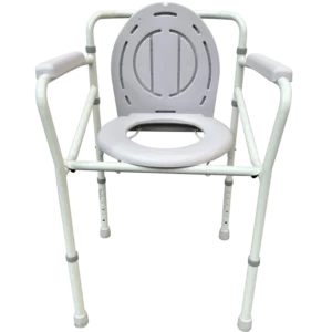 Folding commode steel